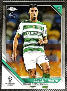 2021-22 Topps Chrome UCL #128 Goncalo Inacio (RC) - Sporting Clube De Portugal - Picture 1 of 2