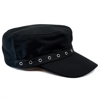 Lote de 5 Sombreros Disturbia Negro Lona Gorra de Béisbol Sombrero Disfraz de Baile Hip Hop Nuevo Foto 1 de 4