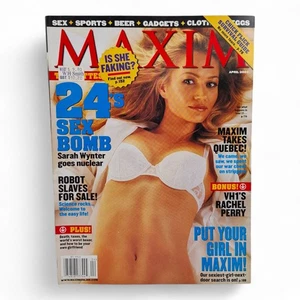 MAXIM Magazine U.S - April 2003 SARAH WYNTER - Picture 1 of 8