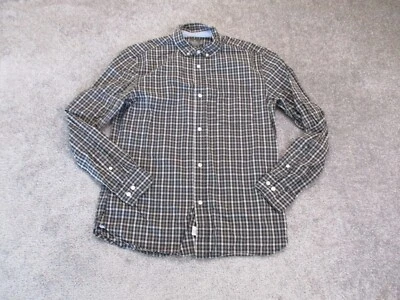 Hawkings McGill Shirt Mens Medium Gray Longsleeve Dress Shirt Plaid - Image 1 of 4