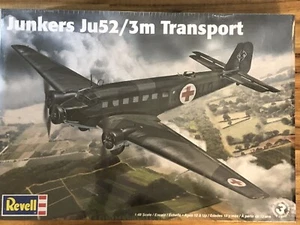 1/48 Revell JUNKERS Ju 52/3m Red Cross Ambulance & Luftwaffe MISB Sealed kit OOP - Bild 1 von 1