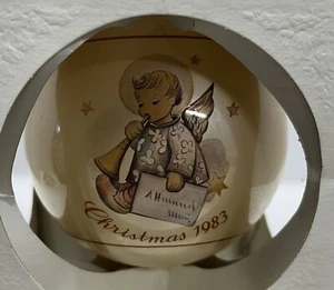 Angelic Messenger Christmas Tree Ball Ornament Vintage 1983 By Berta Hummel - Picture 1 of 7