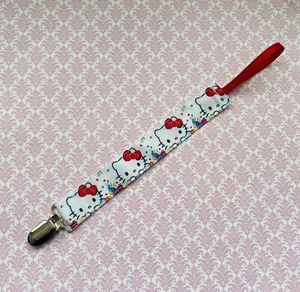 Ms Kitty Kat Adorable Pacifier Clip Baby Girl Japan Kitten - Picture 1 of 3