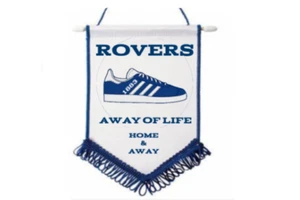 Bristol Rovers footy Pennant Adidas Trainers A Way Of Life Home & Away - Picture 1 of 1