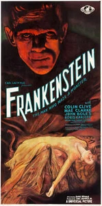 Frankenstein (1931) Classic Horror Movie Poster (V1) - 12x18 - Picture 1 of 1