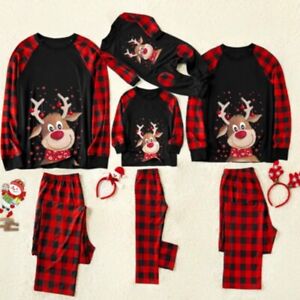 2024 JAL Año nuevo a juego pijamas navideños familiares regalo de Navidad