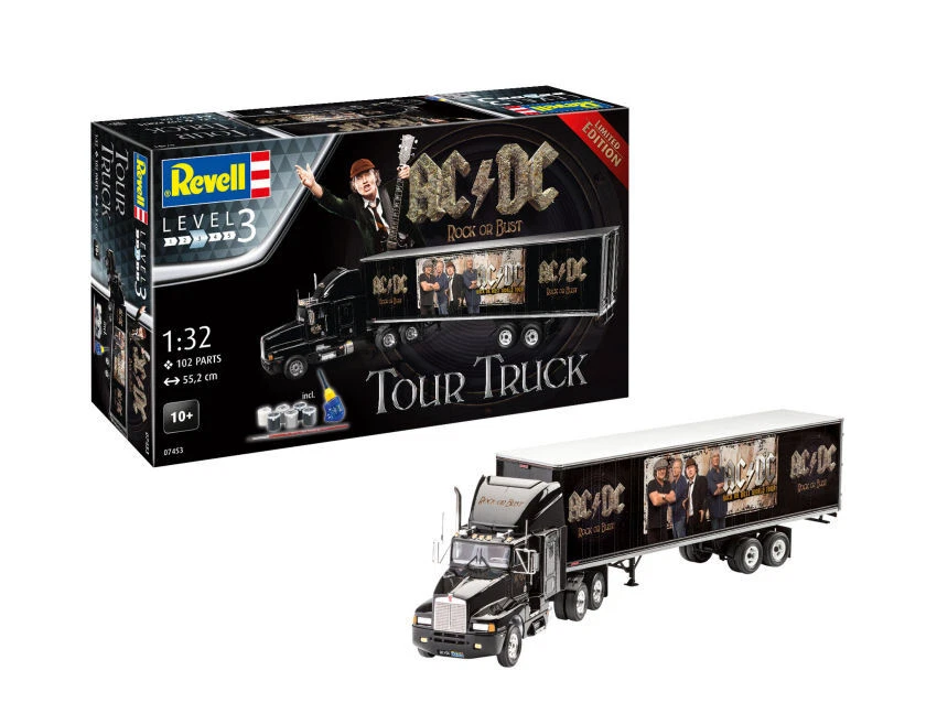 Revell TRUCK & TRAILER "AC/DC" GIFT SET KIT 1:32 - Immagine 1 di 1