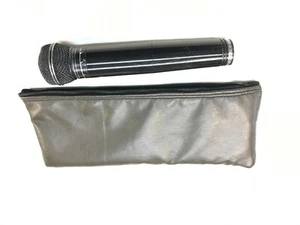 Microphone Faux Leather zippered padded case bag pouch 13"x5" - Picture 1 of 4