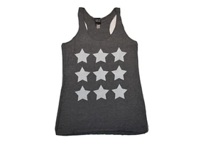Chin-Up Apparel Womens Stars Graphic Racerback Tank Top Shirt New S - Picture 1 of 5