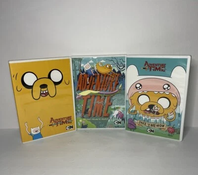 Cartoon Network: Adventure Time DVD Lot, Jake Vs Me-Mow & My Two favorite People - Image 1 of 4