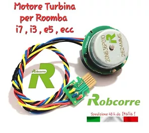 Motore Motorino Turbina Ventola di Aspirazione per iRobot Roomba E5 I7 I3 I6 + - Foto 1 di 6