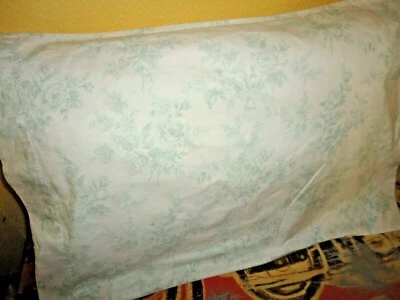 FUNDA DE ALMOHADA ESTÁNDAR LAURA ASHLEY TOILE VERDE Y BLANCO FLORAL (1) 20 X 29 Foto 1 de 4