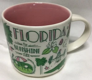 Tazza da caffè Starbucks Florida The Sunshine State Been There serie 14 oz 2018 - Foto 1 di 9