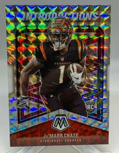 JA'MARR CHASE 2021 Mosaic Silver Mosaic Prizm Rookie Introductions Bengals RC - Bild 1 von 10