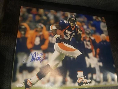 Terrell Davis Signed Autograph 16x20 photo JSA Certified Denver Broncos  - Image 1 of 2