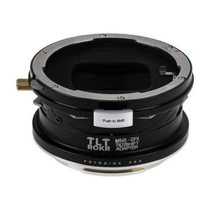Fotodiox Lens Adapter Tilt Shift Mamiya 645 Lens to Fuji GFX 50R 50S 100 100S - Picture 1 of 5
