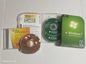 Windows 7 Upgrade & Windows Vista License w/ Office 2007 S. Business, PC Sticker - Picture 1 of 1