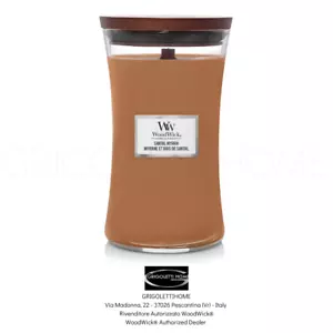 Woodwick - Candela Clessidra Grande - Santal Myrrh - Rivenditore - Picture 1 of 4