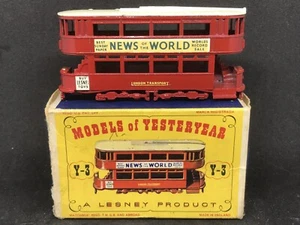 Matchbox Yesteryear Y3 Series 1 Is.7 1907 London ‘E’ Class Tramcar w Type D1 Box - Picture 1 of 6