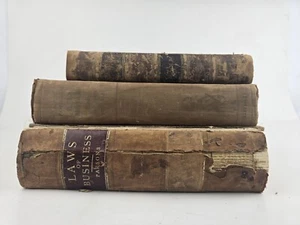 3 ANTIQUE Books ASSORTED LOT - Laws of Business Bula Matari Essays of Elia - Picture 1 of 21