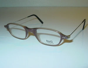 NEW Authentic Dolce&Gabbana D&G 4026 189 Brown Silver 46-20-140mm Eyeglasses - Picture 1 of 8