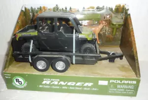 1/20 Polaris Ranger mit ATV Anhänger Hunter Stand Hirsch von Big Country Toys 497 - Bild 1 von 4