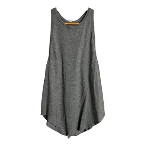 Lululemon Gray Athletic Tank Shirt Top Open Side Workout Gym Running S M - Picture 1 of 3
