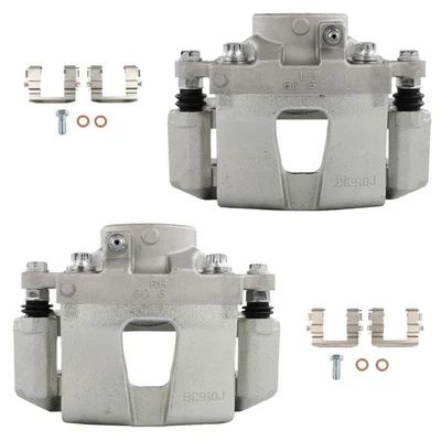 Par de pinzas de freno delanteras para Hyundai Sonata 2015 2016 2017 2018 2019 con soporte Foto 1 de 4