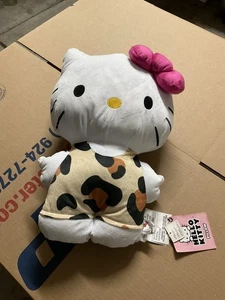 Hello Kitty Sanrio Plüschkissen Leopard Dschungel 18 cm groß - Bild 1 von 2