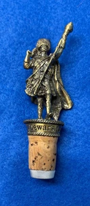 Botella tapón de whisky escocés Dewars corcho Scottish Highlander Warrior - Imagen 1 de 6