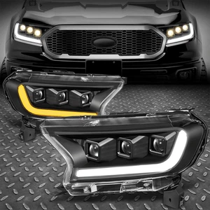 For 19-23 Ford Ranger XLT Switchback Sequential LED Signal Projector Headlights - Picture 1 of 9