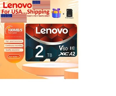 Tarjeta SD Lenovo TF 128GB-2TB UHS-1 memoria de alta velocidad para Nintendo Switch Foto 1 de 4