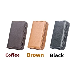 Magnet Flip Leather Cigarette Case Smoking Storage Box, Men Portable Card Holder - Picture 1 of 11