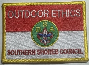 BSA Outdoor Ethics Southern Shores Council PATCH - Picture 1 of 1