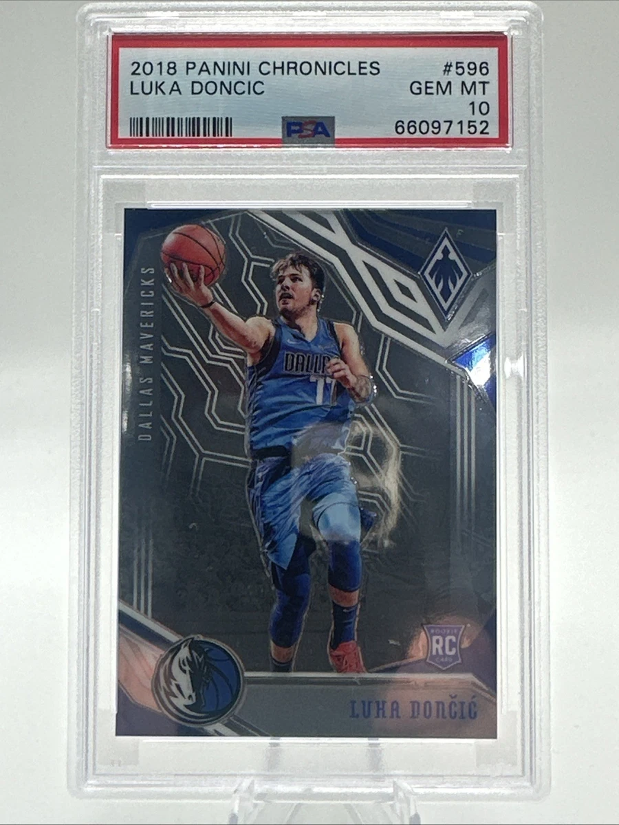 Luka Dončić 10 Graded Rookie Basketball Trading Cards