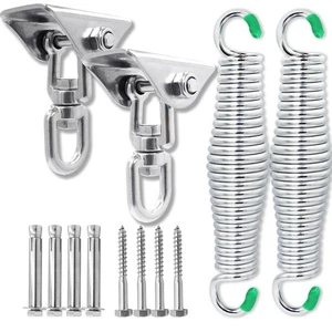 Kit Colgante Columpio Porche, Carga 1600 lb, Giratorio 360, Acero Inoxidable Pesado D... - Imagen 1 de 7