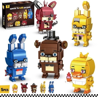 MOC Five Nights at Freddy's(FANF) Security Breach Character Building Blocks Set - Image 1 of 4