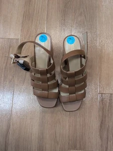 Damen Plateau Sandale High Heels, braun, Michael Kors Schilf, Größe 7 1/2 - Bild 1 von 9