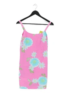 United Colors Of Benetton Women's Mini Dress XS Pink 100% Cotton Mini - Picture 1 of 5