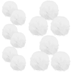10 Pezzi Accessori Spilla Coda Costume Coniglietto Peloso Cosplay per - Foto 1 di 12