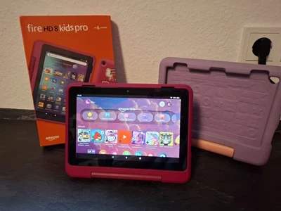 Amazon Fire HD 8 Kids Pro 12. Gen , Wi-Fi, 8 Zoll - Regenbogen-Design - Bild 1 von 3