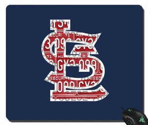 St Louis Cardinals Baseball Logo mousepad lock edge macbook asus acer hp PC - Picture 1 of 3