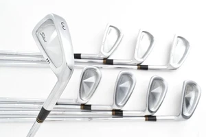 8Pcs Miura Giken Titleist 591 Forged Iron Set 3-4-5-6-7-8-9-P PW RH X100 Irons - Picture 1 of 15