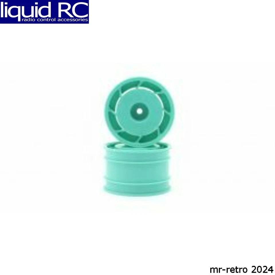 Kyosho Ultima 8D 50mm Rear Wheel Set (Peppermint Green) (2) KYOUTH002GR