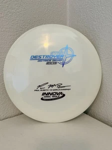 NEW White Innova Star Destroyer 175g 4x World Champion Paul McBeth Sunset Foil - Picture 1 of 2