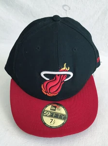 New Era 59Fifty/NBA Hardwood Classics MIAMI HEAT Baseball Cap - Größe 7-1/2 NEU - Bild 1 von 5