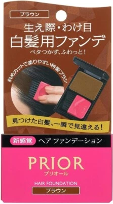 Base de Cabello Prior Base Marrón para Cabello Gris 3.6g (SHISEIDO JAPÓN) Foto 1 de 2