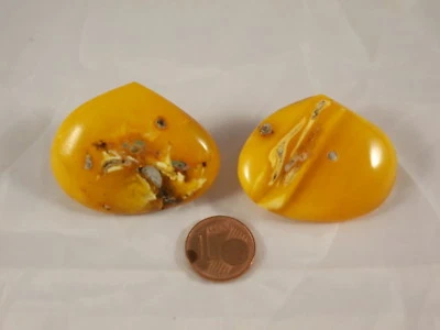Große Art Deco Bernstein Manschetten Real natural Amber Butterscotch 14 Gramm 琥珀 - Bild 1 von 4
