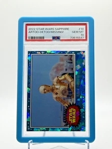 2022 Topps Star Wars Sapphire #18 Artoo-Detoo is Missing! PSA 10 Gem MT - Picture 1 of 4