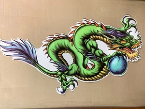 Green Dragon ( 2pc ) DOOR/ BODY vinyl graphic/ Decal Truck car 15” X 32”~WG-0014 - Picture 1 of 1